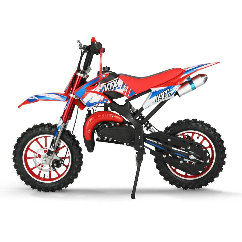 China 49Cc Kids 2 Stroke Engine High Power Motocross Off-Road Dirt Bike Gasoline Pocket Bike