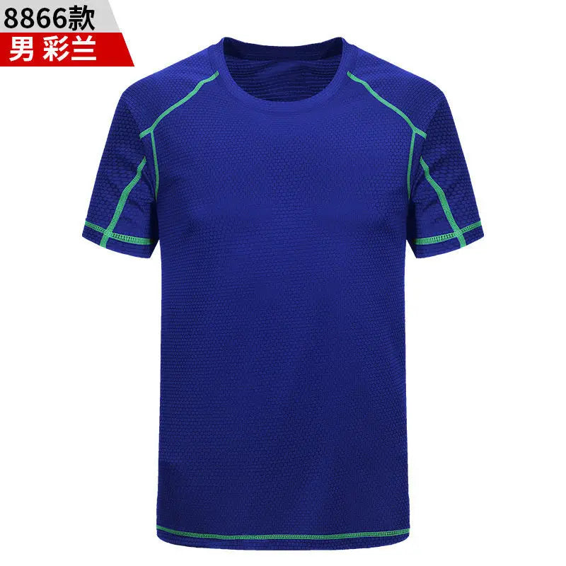 Mens Mesh Short Sleeve Lightweight T-Shirts,Bulk Crew Tees for Guys, Mixed Bright Colors Bulk Pack,Moisture Wicking,10 colors