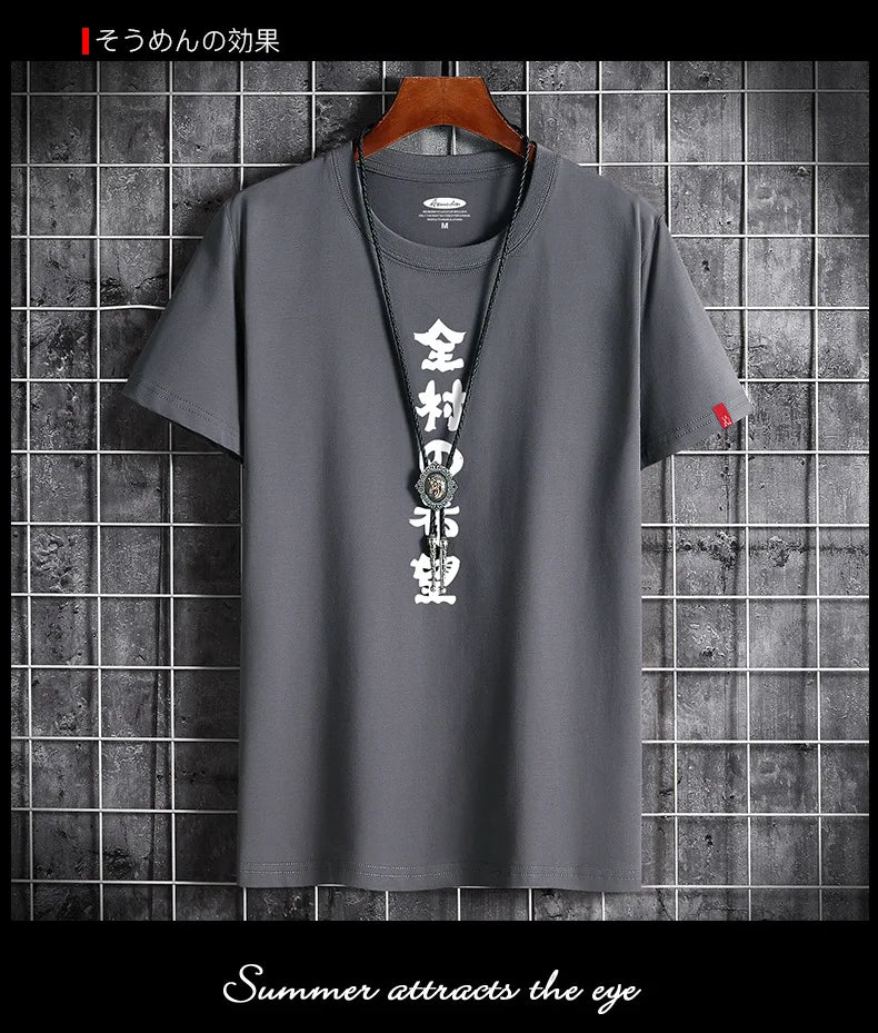 T Shirt for Men 2023 Summer Hip Hop Anime New Fashion Clothing Harajuku Retro Oversized Manga Goth Streetwear Vintage T-shirt
