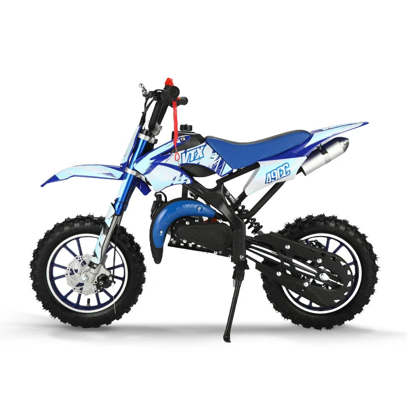 China 49Cc Kids 2 Stroke Engine High Power Motocross Off-Road Dirt Bike Gasoline Pocket Bike