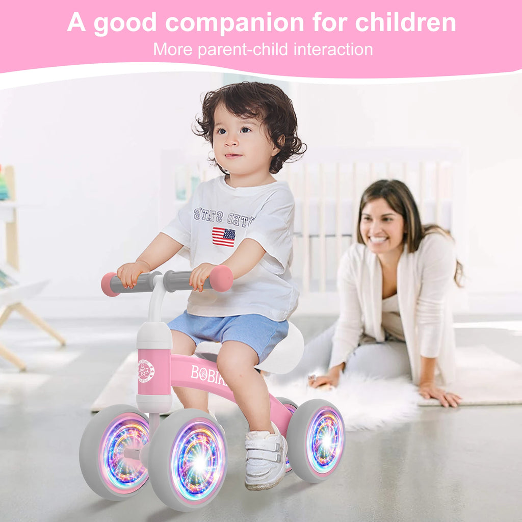 Baby Balance Bike Toys for 12-36 Months Kids Toy Boy and Girls Gifts Toddler Best First Birthday Gift  (Pink)