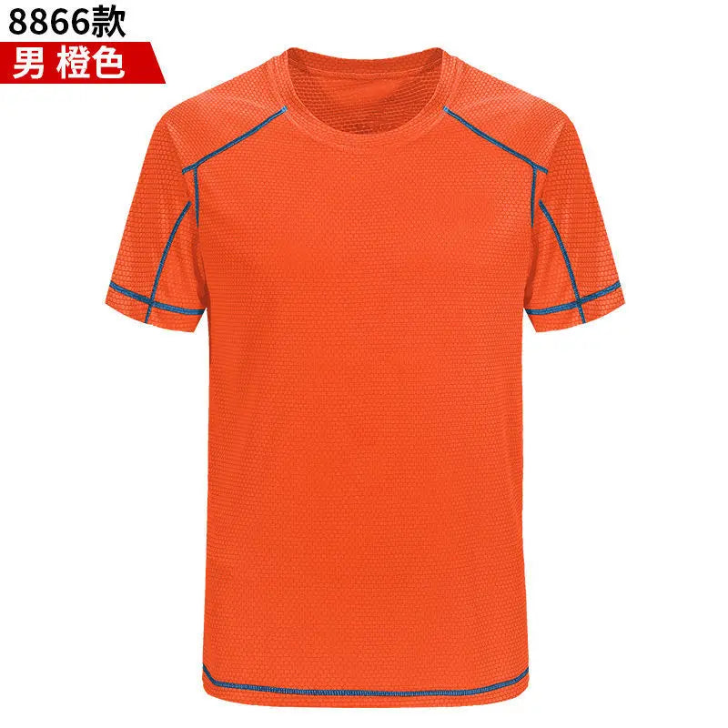 Mens Mesh Short Sleeve Lightweight T-Shirts,Bulk Crew Tees for Guys, Mixed Bright Colors Bulk Pack,Moisture Wicking,10 colors