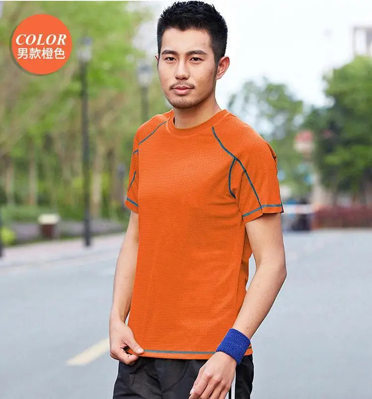 Mens Mesh Short Sleeve Lightweight T-Shirts,Bulk Crew Tees for Guys, Mixed Bright Colors Bulk Pack,Moisture Wicking,10 colors