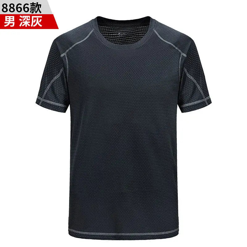Mens Mesh Short Sleeve Lightweight T-Shirts,Bulk Crew Tees for Guys, Mixed Bright Colors Bulk Pack,Moisture Wicking,10 colors