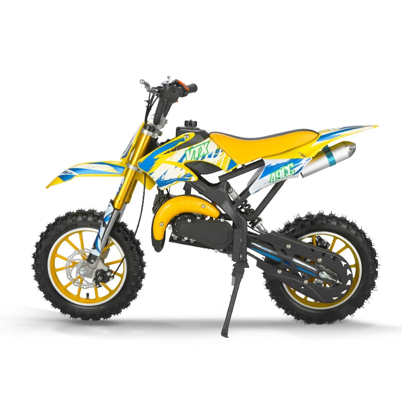 China 49Cc Kids 2 Stroke Engine High Power Motocross Off-Road Dirt Bike Gasoline Pocket Bike