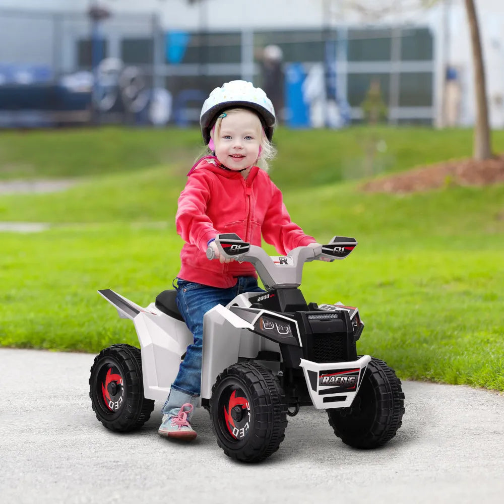 Ride on Electric Kids Scooter 6V Kids ATV Ride On Car with Forward Backward Switch Wear Resistant Wheels for Ages 1-5 USA Stock