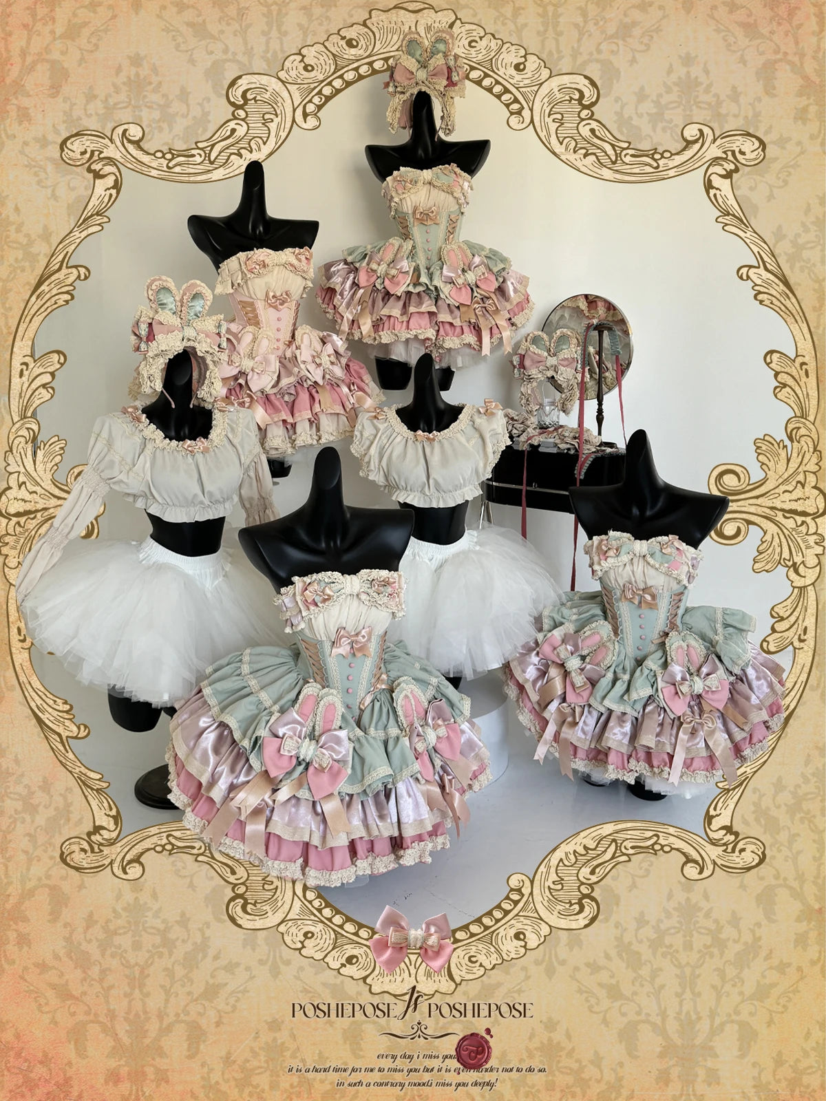 Heavy Industry Elegant Sexy Princess Birthday Dress 3D Big Bow Lace Edge Lace-up Slim Sweet Kawaii Lolita Ball Gown Dress Women