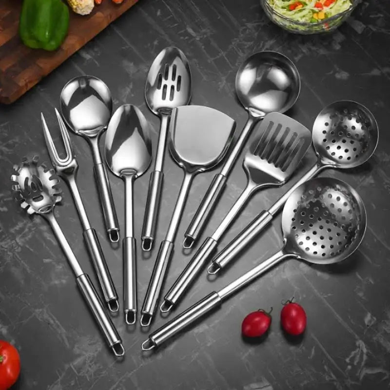 Utensils Dinnerware Cooking Tool Kitchen Gadgets Kitchen Cookware Cooking Utensils Stainless Steel Shovel Soup Spoon Turner