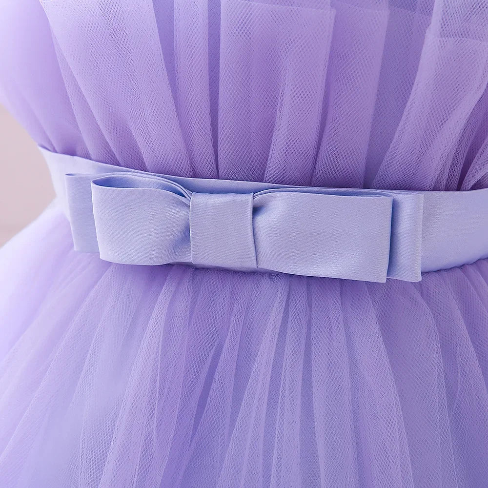 Baby Girls Clothes Toddler Kids Wedding Princess Dress Elegant Birthday Gowns Tulle Bridesmaid Evening Party Christmas Vestidos