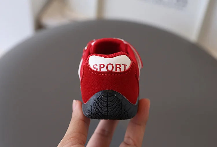 Baby Walking Shoes Autumn New Style Girls RetroStyle Soft Sole Non Slip Casual Shoes Boys BreathableVersatile Forrest Gump Shoes