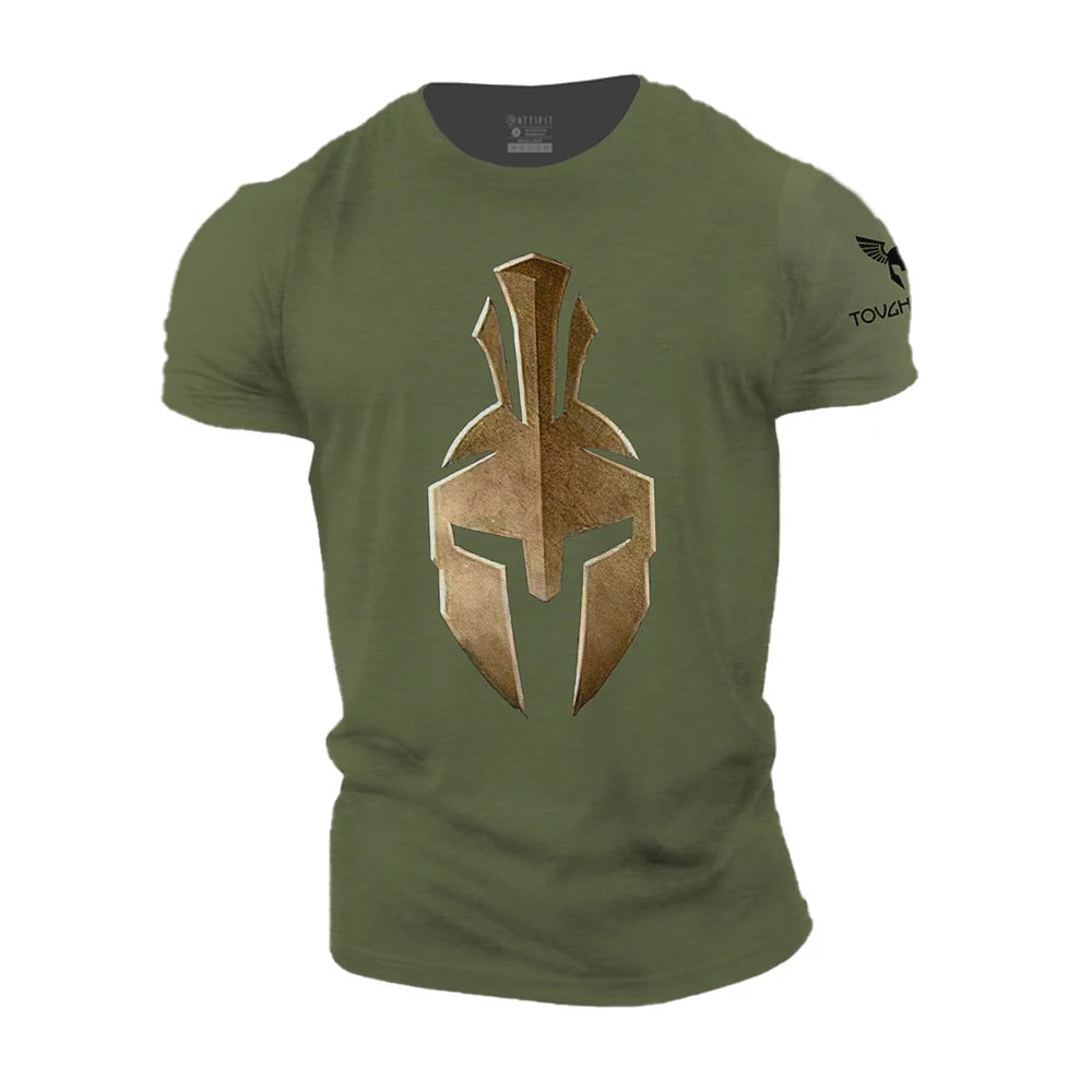 2023 Super New Spartan Warrior Fitness Sports 3D Printed T-shirt Unisex Short Sleeve Breathable Outdoor Casual Street Top 6XL