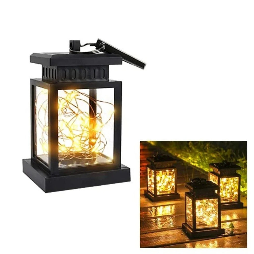 Outdoor Solar Garden Lights Solar Palace Lantern Lawn Landscape Hanging Atmosphere Candle Lamp Floor Yard Garden Decor