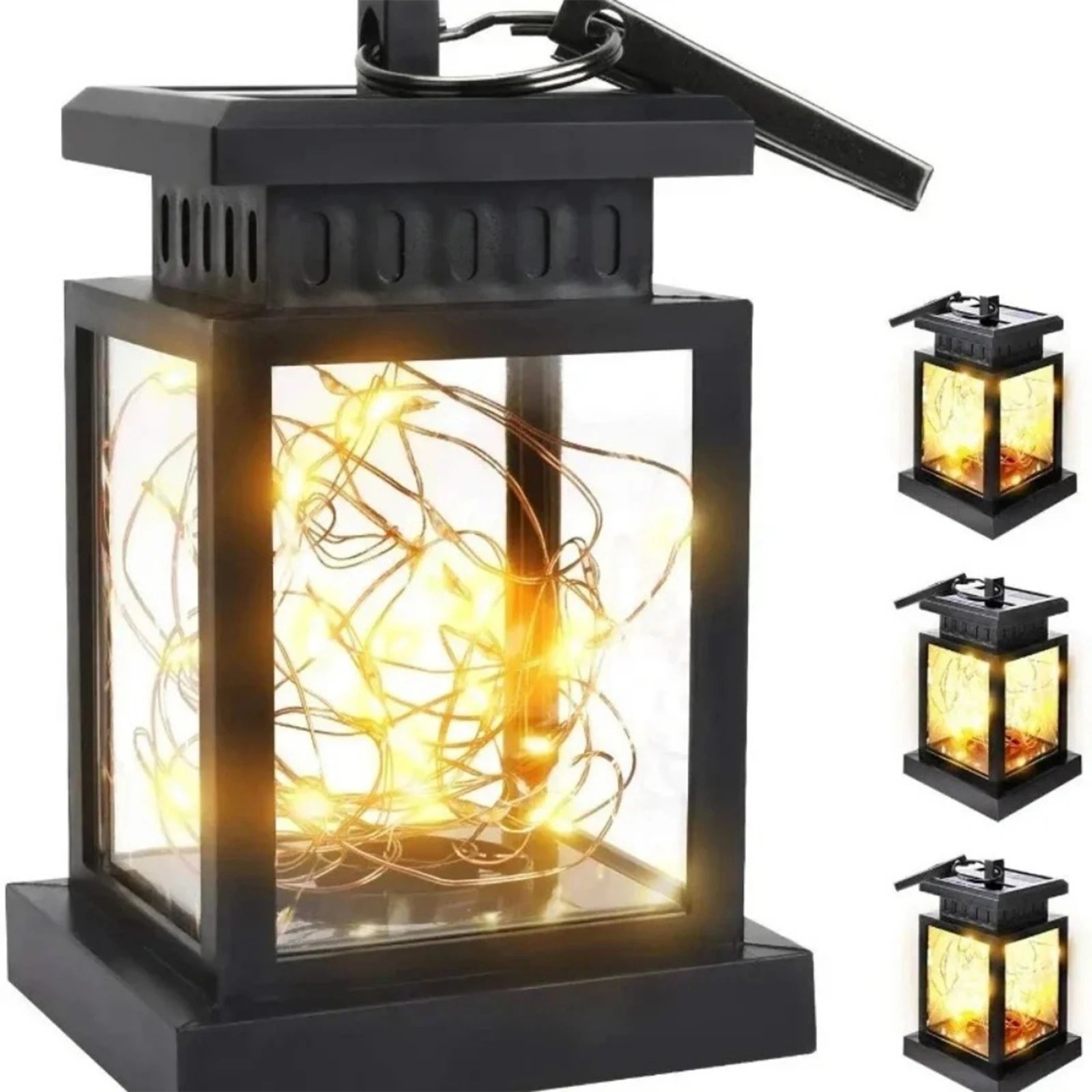 Outdoor Solar Garden Lights Solar Palace Lantern Lawn Landscape Hanging Atmosphere Candle Lamp Floor Yard Garden Decor