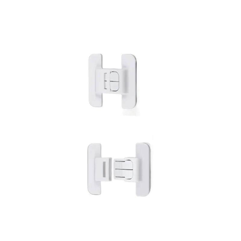 Window Lock, Punching-free, Self-adhesive and Child-proof Fastening, Refrigerator Door Closer, Drawer and Cabinet Safety Lock