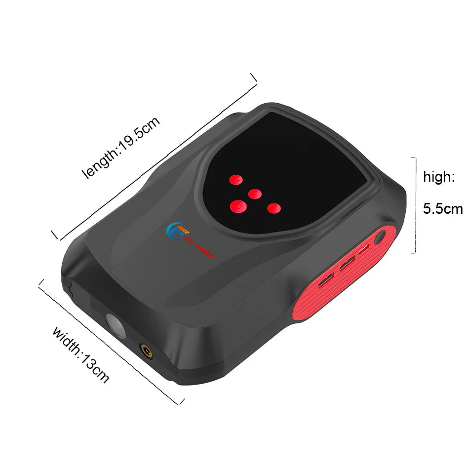 Multi-function Car Jump Starter Air Pump Power Bank Portable Air Compressor Cars Battery Starters Starting Auto Tyre Inflator