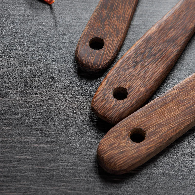 Kitchen Utensils Set Non-Stick  Cookware for Kitchen Wooden Handle Soup spoon spatula Rice spoon shovel Kitchen Accessories