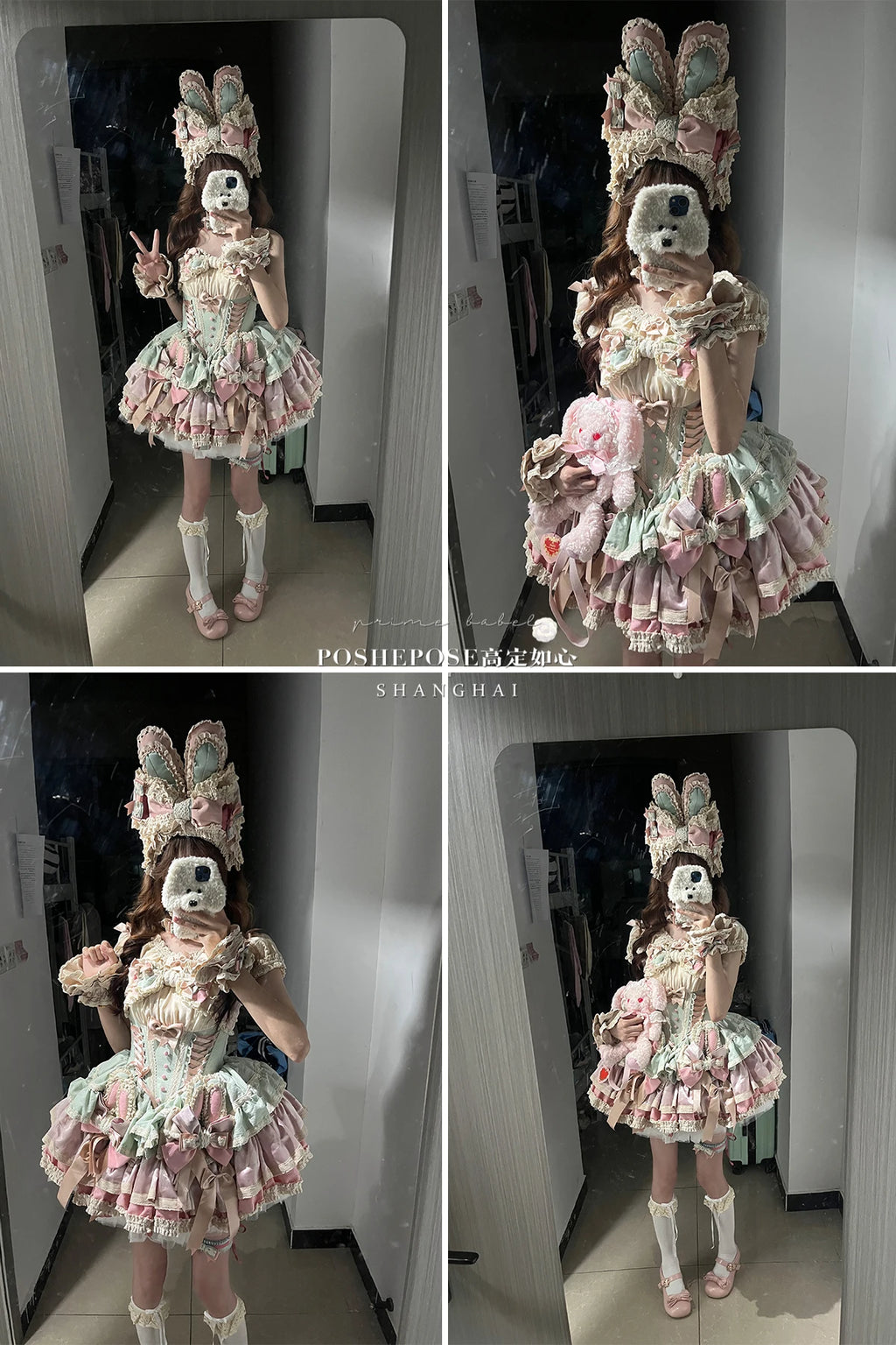Heavy Industry Elegant Sexy Princess Birthday Dress 3D Big Bow Lace Edge Lace-up Slim Sweet Kawaii Lolita Ball Gown Dress Women
