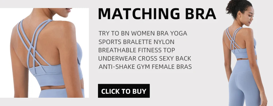 TRY TO BN Buttery Soft Gym Leggings Women High Waist Non See Through Squat Proof Tummy Control Yoga Pants Workout Running Tights