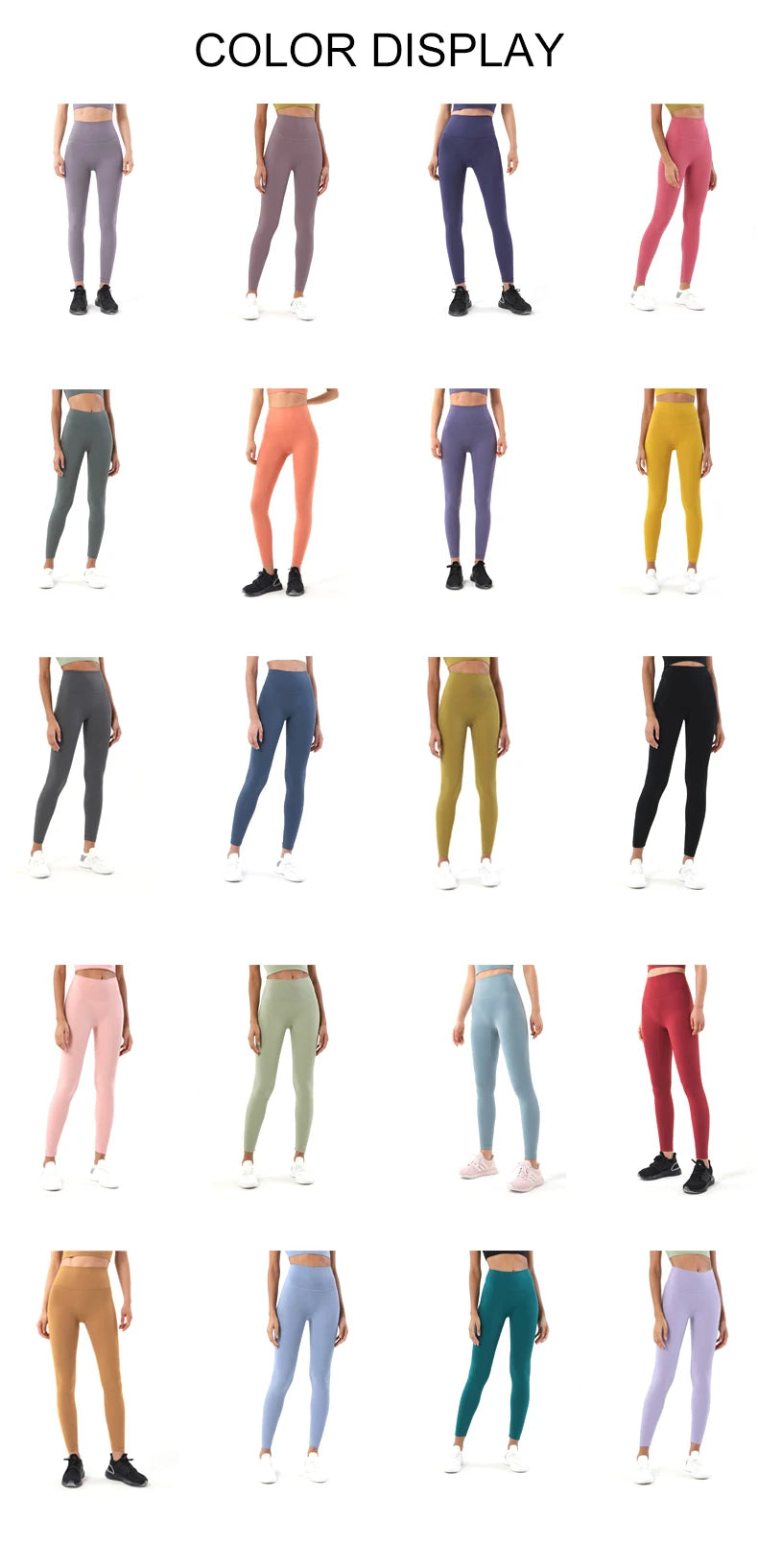 TRY TO BN Buttery Soft Gym Leggings Women High Waist Non See Through Squat Proof Tummy Control Yoga Pants Workout Running Tights