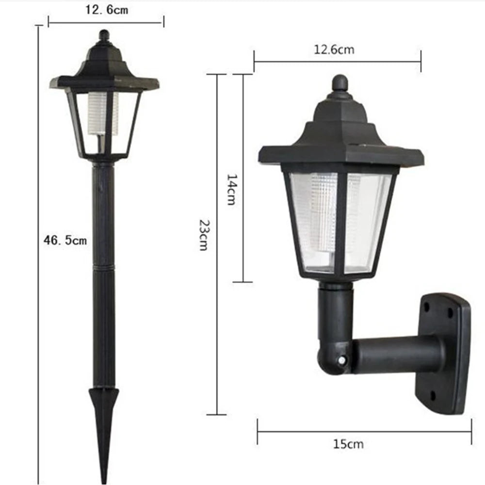 Garden Lights Outdoor Solar Street Light Lightings Wall Light Fixture Leds for Lighting Outdoor Gardens Decoration Led Exterior