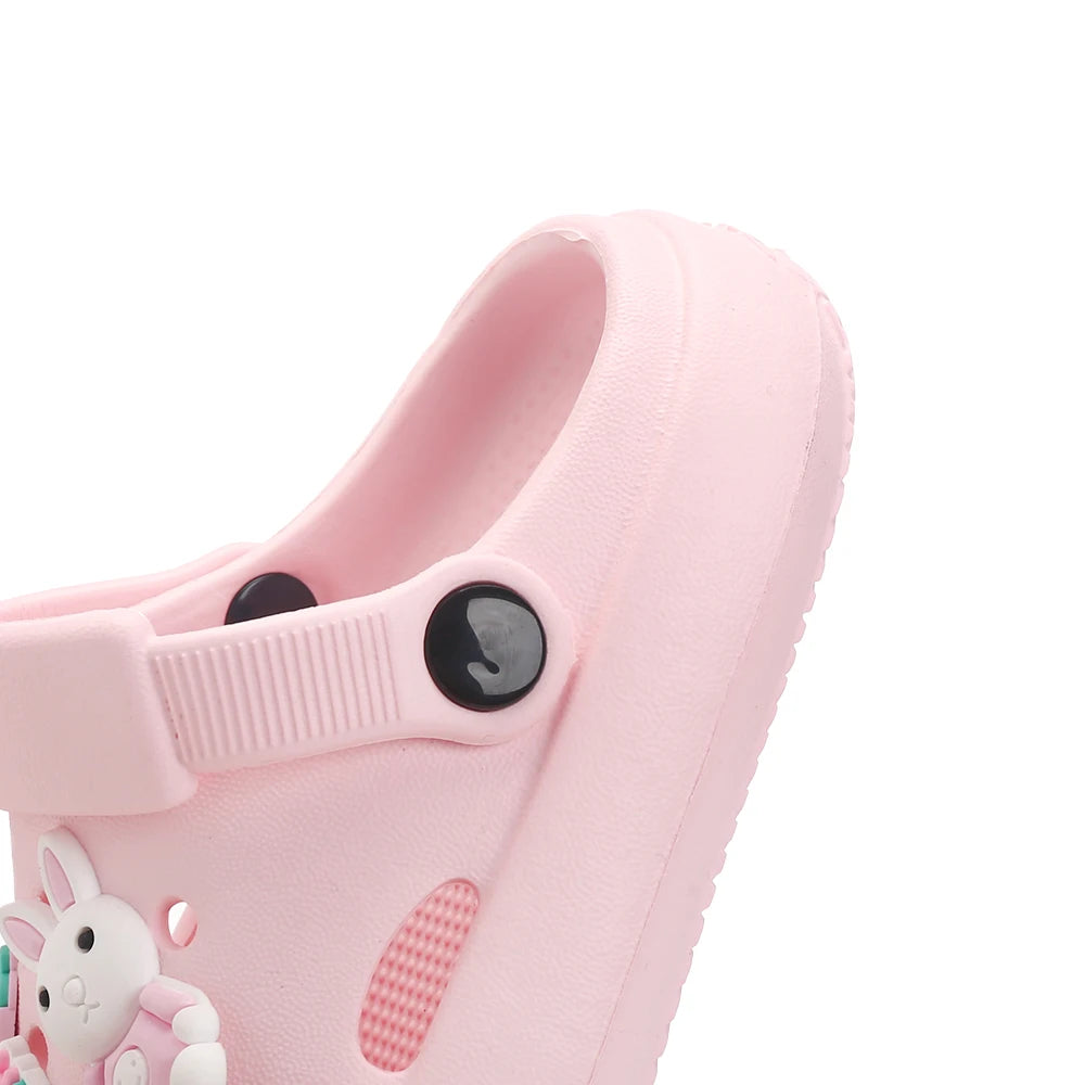 Slippers Baby Shoe Sandals Mules Breathable Girls Slippers with Soft Sole for Indoor Outdoor Activities and Anti-Slip Design