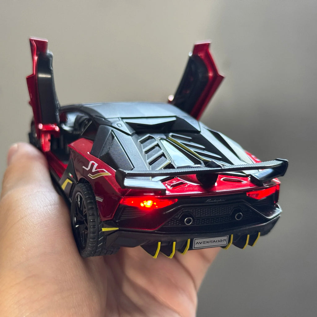 1:32 Aventador SVJ 63 Removable Version Super Sports Car Alloy Diecast Model Car Home Trendy Toys Ornaments Christmas Gifts Kids