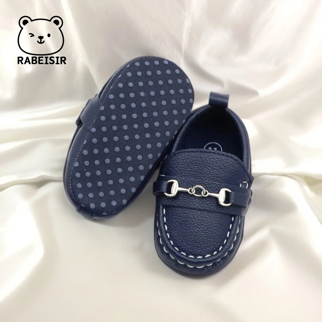 Casual Slip On Low Top Loafer Shoes For Baby Boys, Lightweight Comfortable Non Slip Flat Shoes For Indoor Outdoor Walking, Sprin