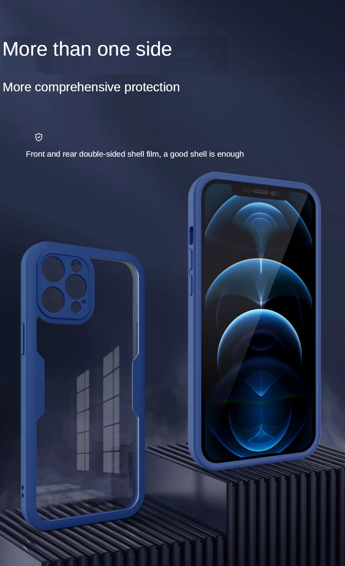 360 Full Body Protection Transparent Phone Case For iPhone 17 16 15 14 Pro Max 11 12 13 X XR XS 7 Soft Front Screen Bumper Cover