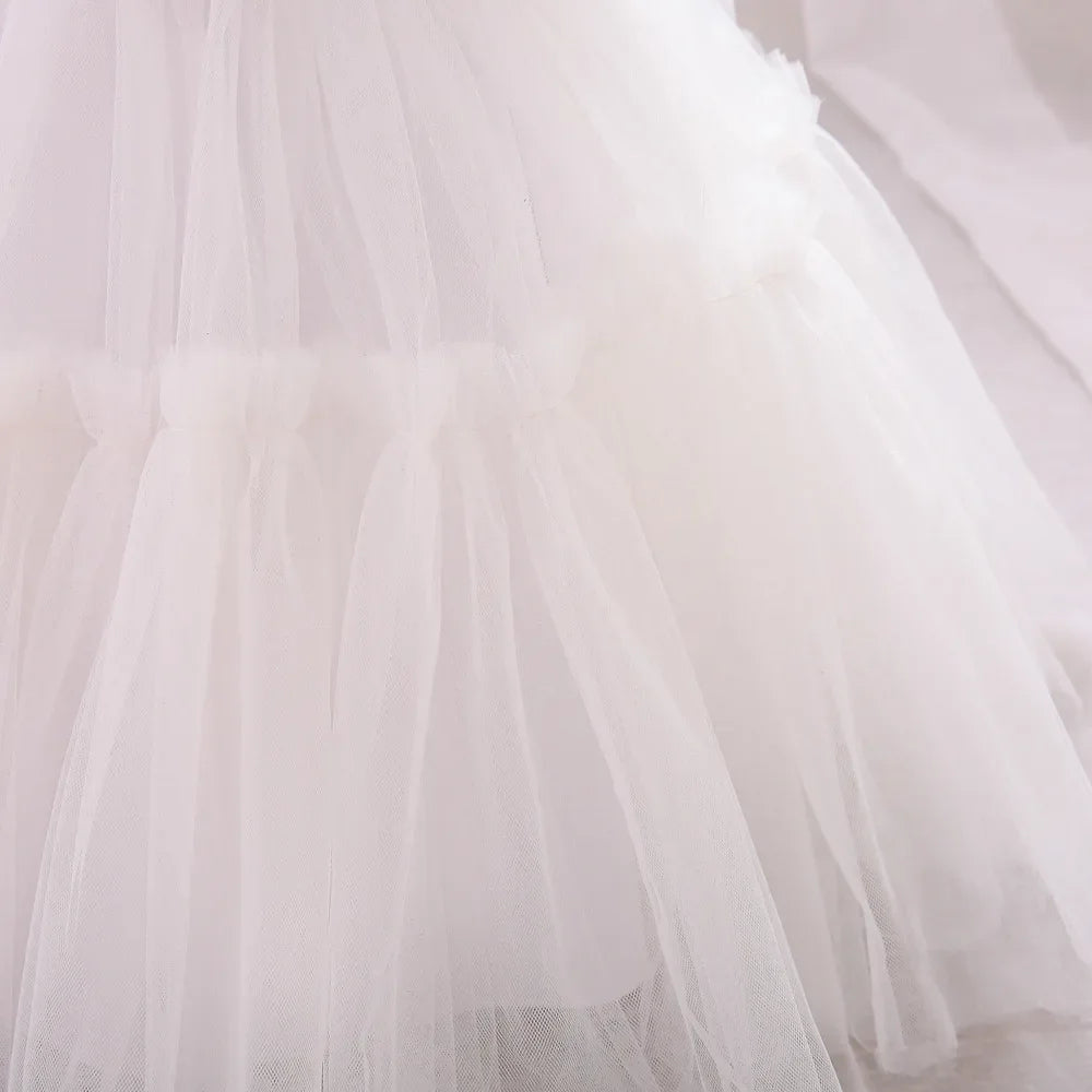 Baby Girls Clothes Toddler Kids Wedding Princess Dress Elegant Birthday Gowns Tulle Bridesmaid Evening Party Christmas Vestidos