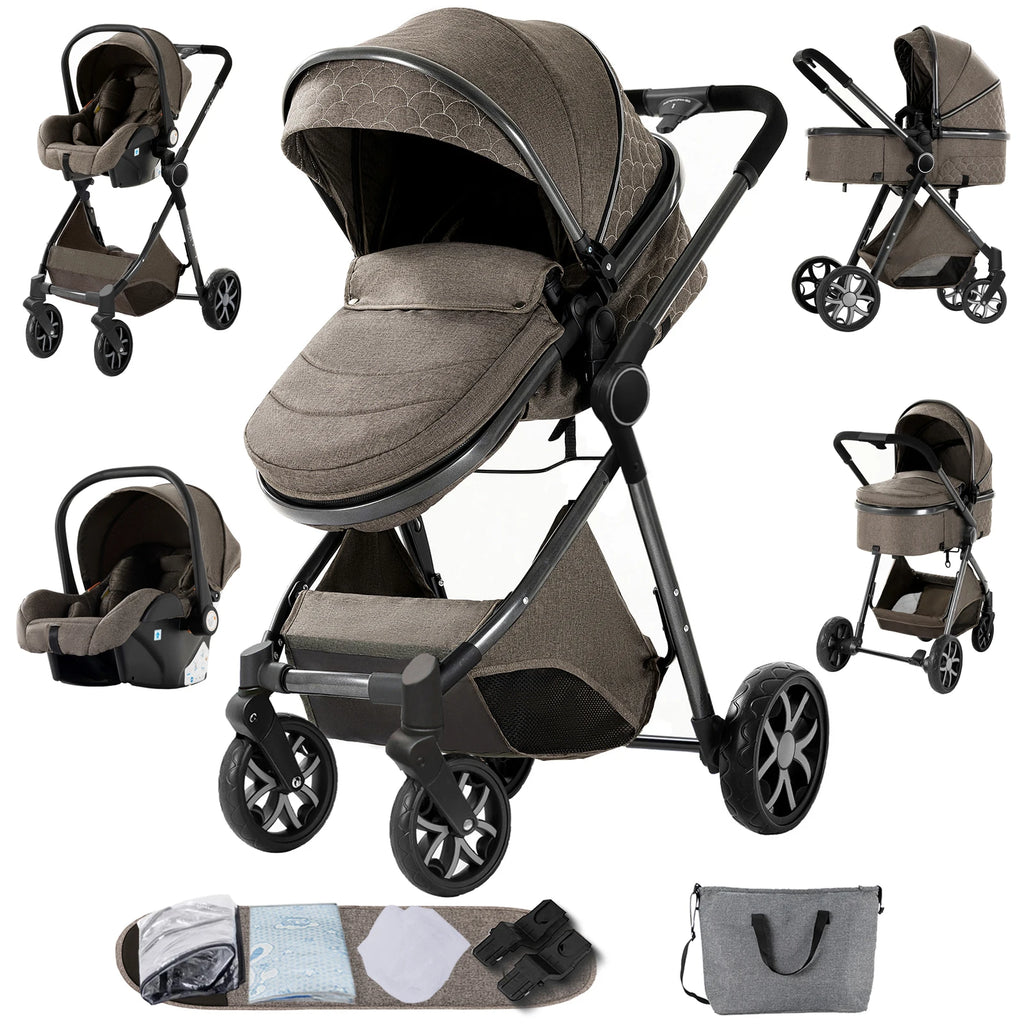 Stroller for baby stroller 3 in 1 stroller with storage basket Light stroller baby cars baby accessories,pram for child car seat