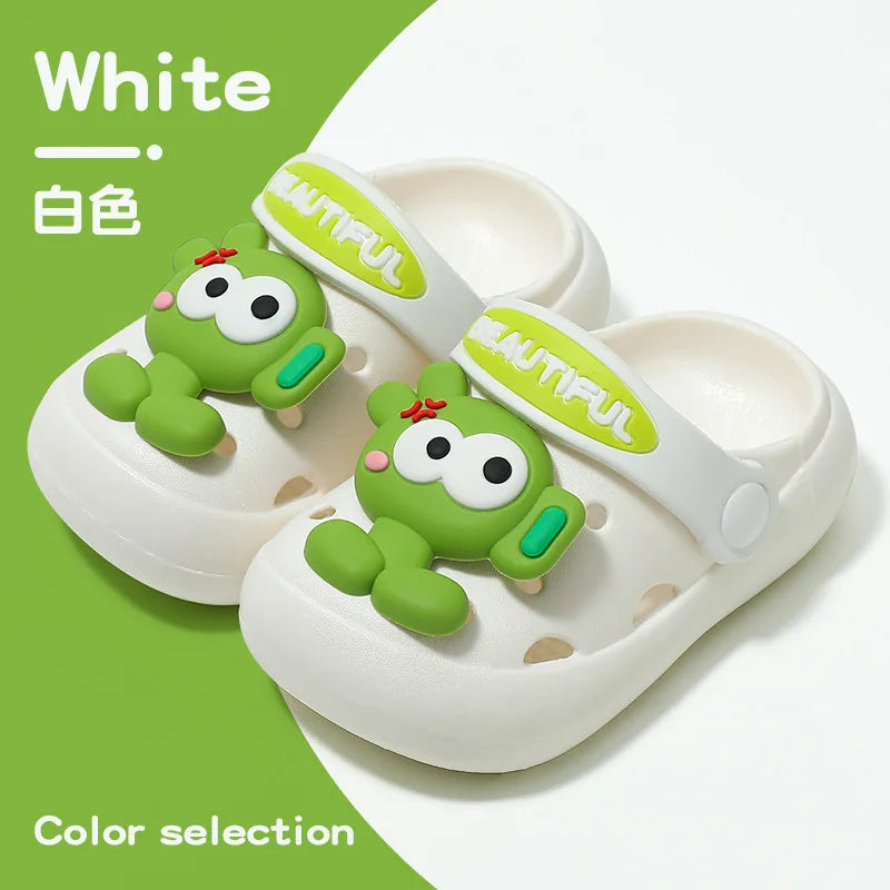 Summer New Baby Slippers Indoor Non-slip Soft Bottom Comfort Fashion Cute Children's Hole Shoes Boys Girls Kid Outdoors Sandals