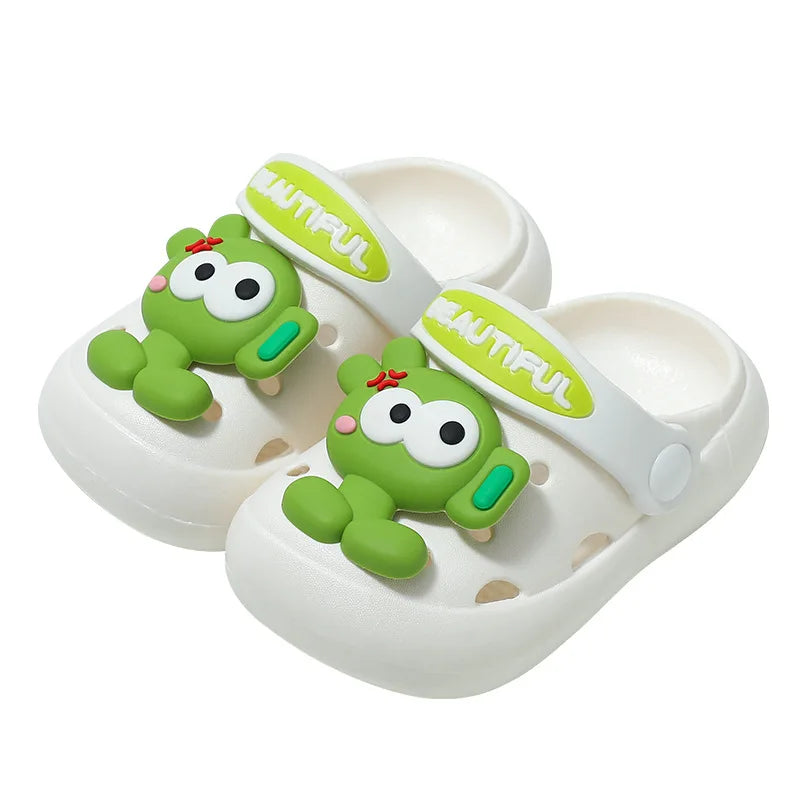 Summer New Baby Slippers Indoor Non-slip Soft Bottom Comfort Fashion Cute Children's Hole Shoes Boys Girls Kid Outdoors Sandals