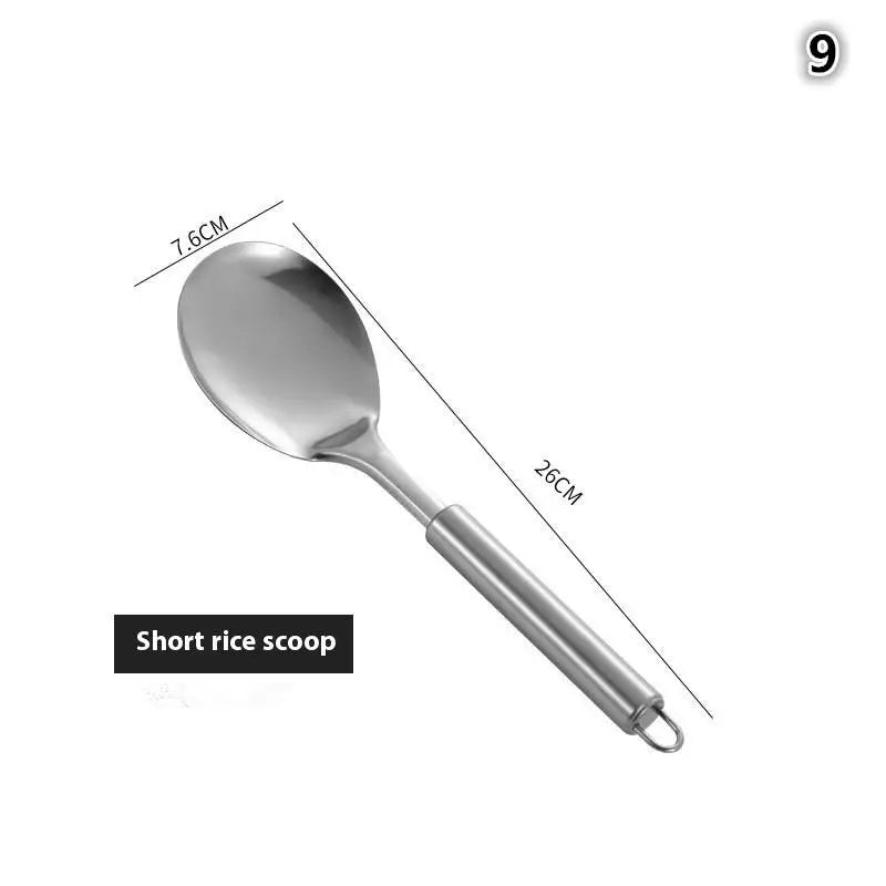 Utensils Dinnerware Cooking Tool Kitchen Gadgets Kitchen Cookware Cooking Utensils Stainless Steel Shovel Soup Spoon Turner