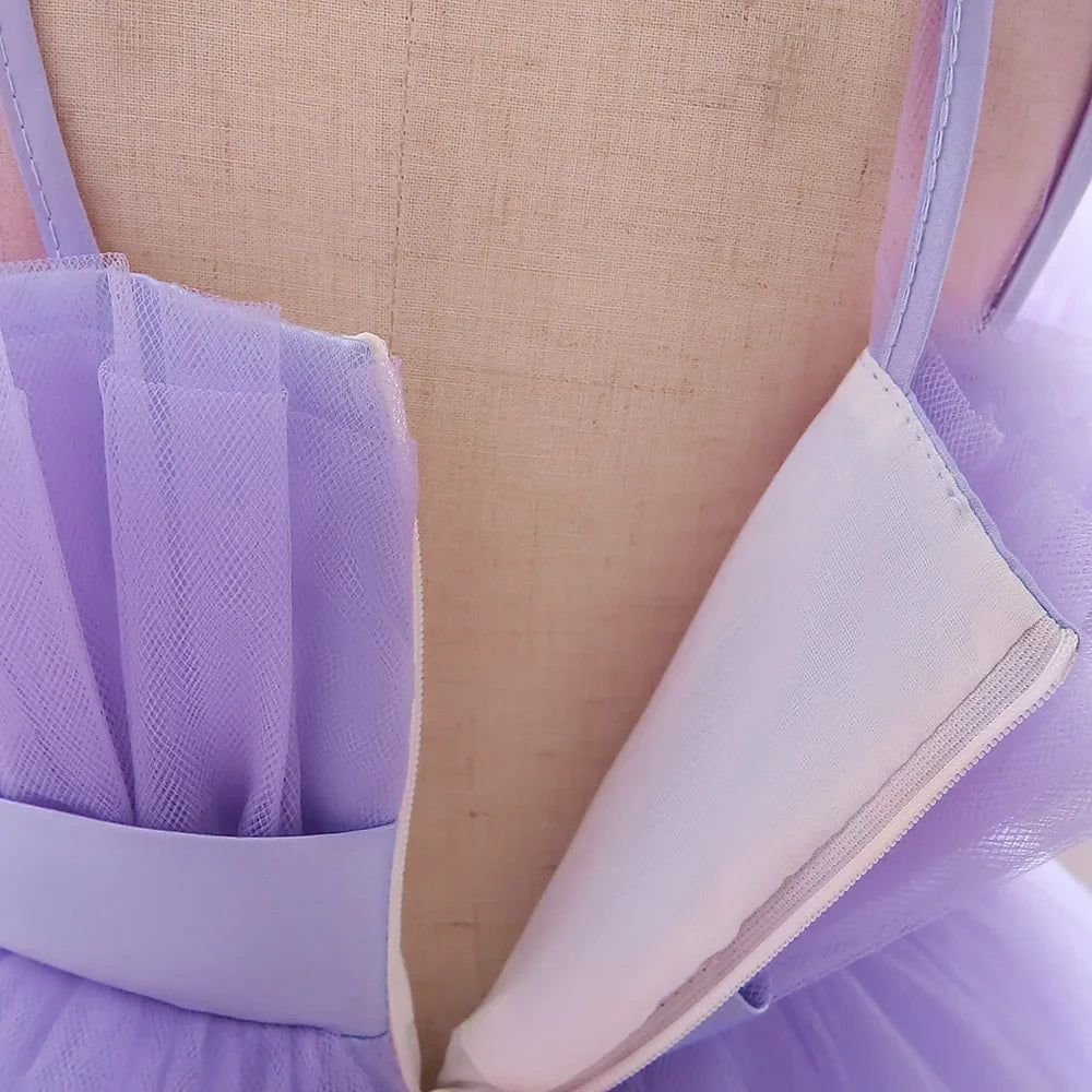 Baby Girls Clothes Toddler Kids Wedding Princess Dress Elegant Birthday Gowns Tulle Bridesmaid Evening Party Christmas Vestidos
