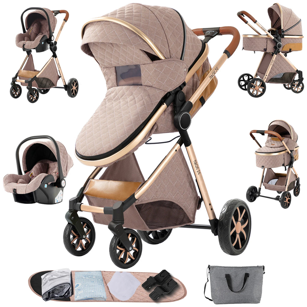 Stroller for baby stroller 3 in 1 stroller with storage basket Light stroller baby cars baby accessories,pram for child car seat