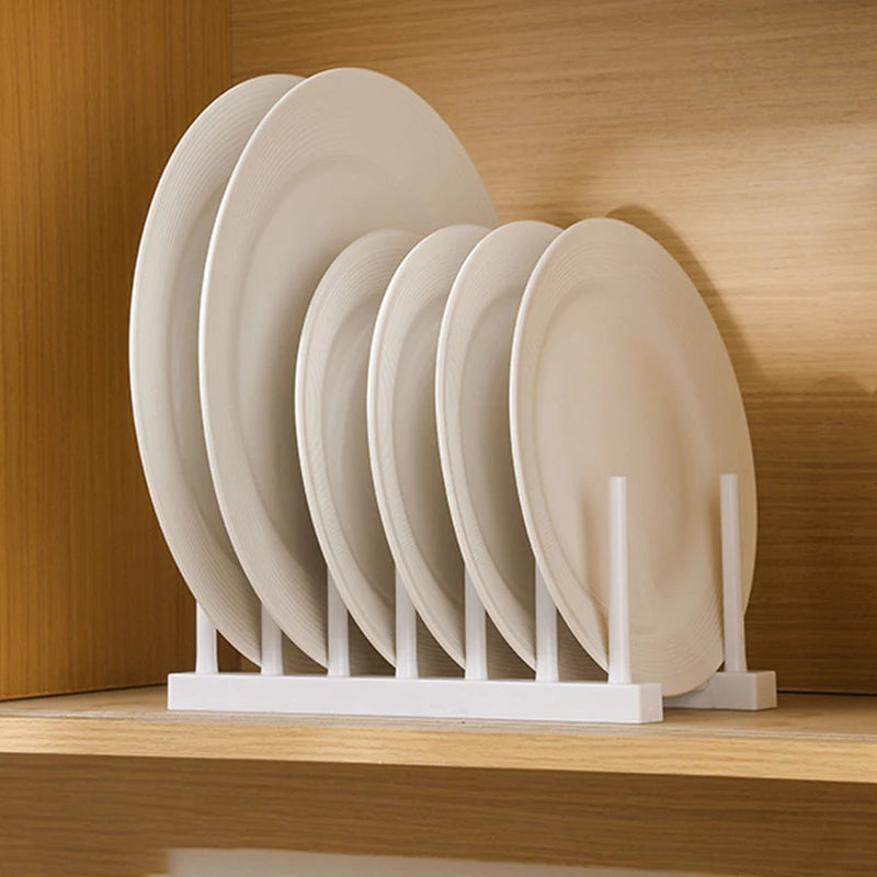 Kitchen Dish Drain Rack Multifunction Plastic Stand Rack Dinnerware Storage Organizer Household Kitchen Sundries Rack