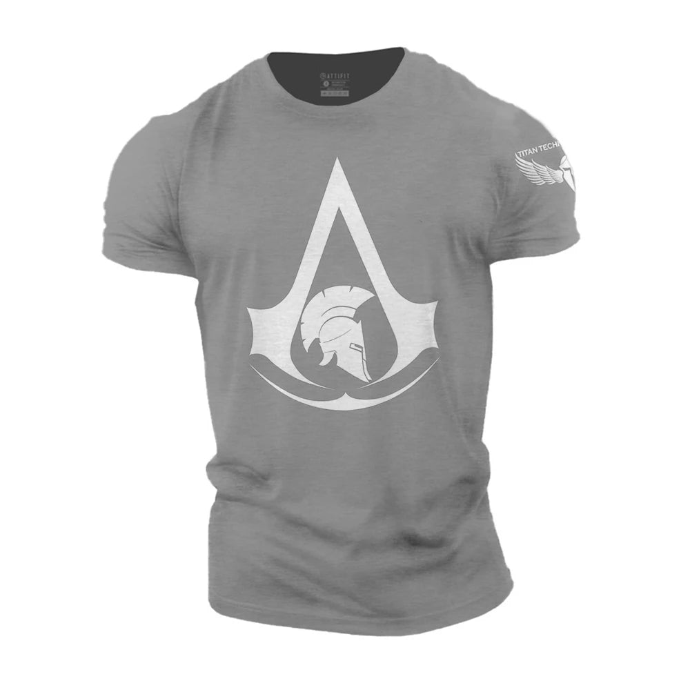 2023 Super New Spartan Warrior Fitness Sports 3D Printed T-shirt Unisex Short Sleeve Breathable Outdoor Casual Street Top 6XL