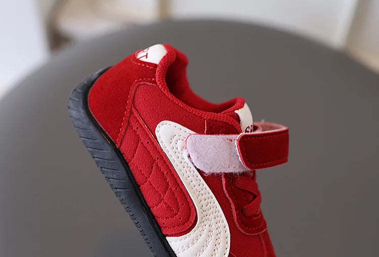 Baby Walking Shoes Autumn New Style Girls RetroStyle Soft Sole Non Slip Casual Shoes Boys BreathableVersatile Forrest Gump Shoes
