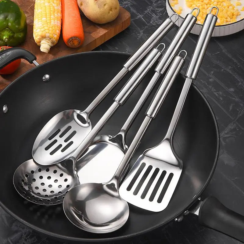 Utensils Dinnerware Cooking Tool Kitchen Gadgets Kitchen Cookware Cooking Utensils Stainless Steel Shovel Soup Spoon Turner