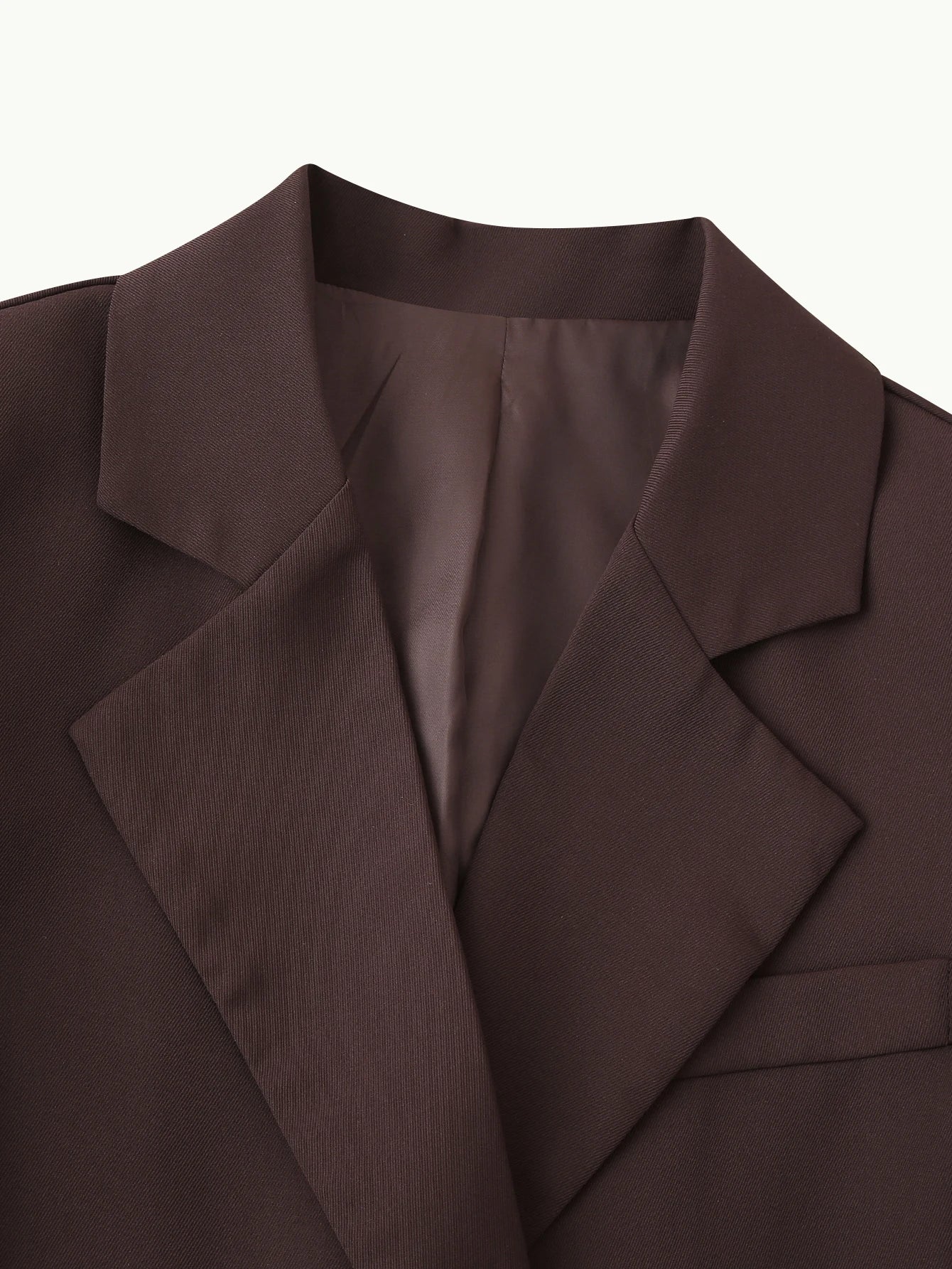 HH Women Elegant Solid Lapel Two Buttons Suit Jacket Fashion Long Sleeve Slim Short Coats 2024 New Casual Office Lady Blazer