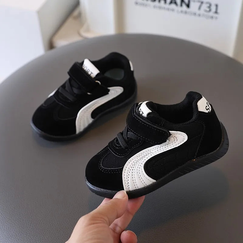 Baby Walking Shoes Autumn New Style Girls RetroStyle Soft Sole Non Slip Casual Shoes Boys BreathableVersatile Forrest Gump Shoes