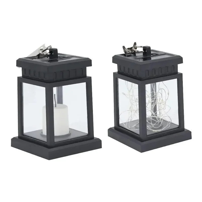 Outdoor Solar Garden Lights Solar Palace Lantern Lawn Landscape Hanging Atmosphere Candle Lamp Floor Yard Garden Decor