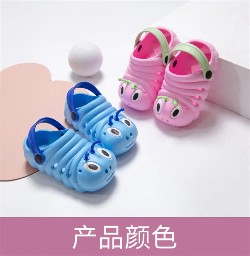 Toddler Kids Slippers Baby Floor Shoes Lightweight Flat Heels Outdoor Summer Infant Boys Girls Beach Pool Wrap Sandals