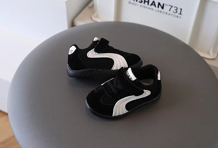 Baby Walking Shoes Autumn New Style Girls RetroStyle Soft Sole Non Slip Casual Shoes Boys BreathableVersatile Forrest Gump Shoes