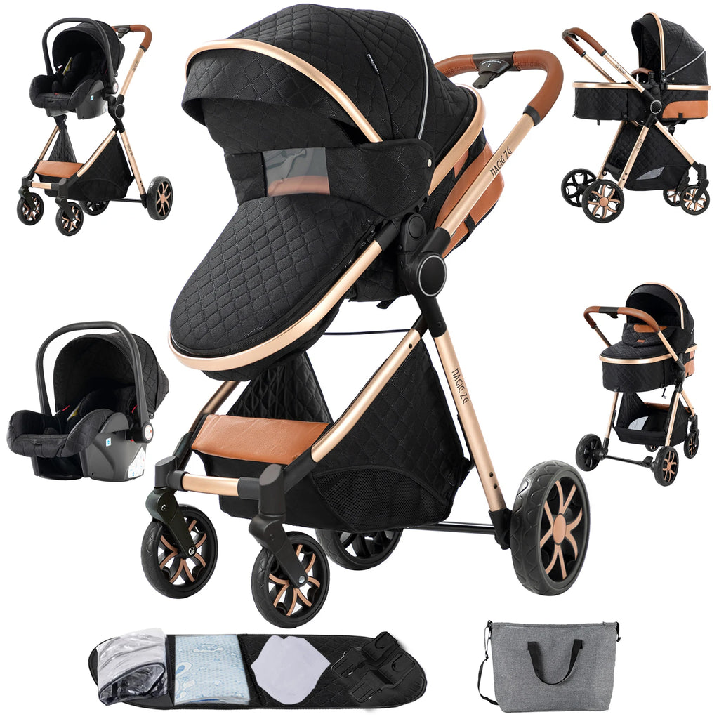 Stroller for baby stroller 3 in 1 stroller with storage basket Light stroller baby cars baby accessories,pram for child car seat