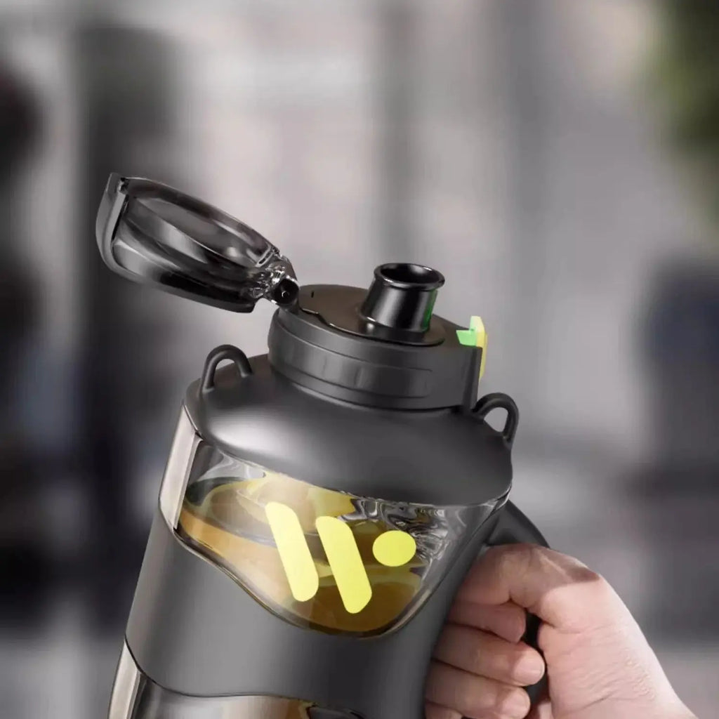 GIANXI Large Capacity Sports Kettle With Scale Portable Fitness One Key Open Lid Direct Drinking Tonton Bucket