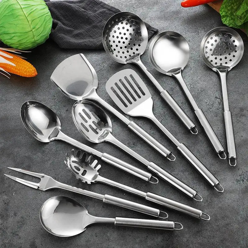 Utensils Dinnerware Cooking Tool Kitchen Gadgets Kitchen Cookware Cooking Utensils Stainless Steel Shovel Soup Spoon Turner
