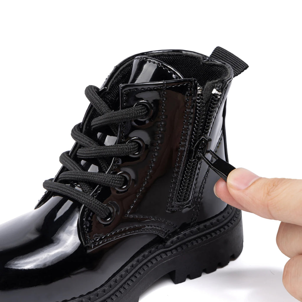 Baby Autumn and Winter Fashionable Round Toe Thick Sole Single Comfortable Short Boots New Hot Sale Kids One-piece Toddler Shoes