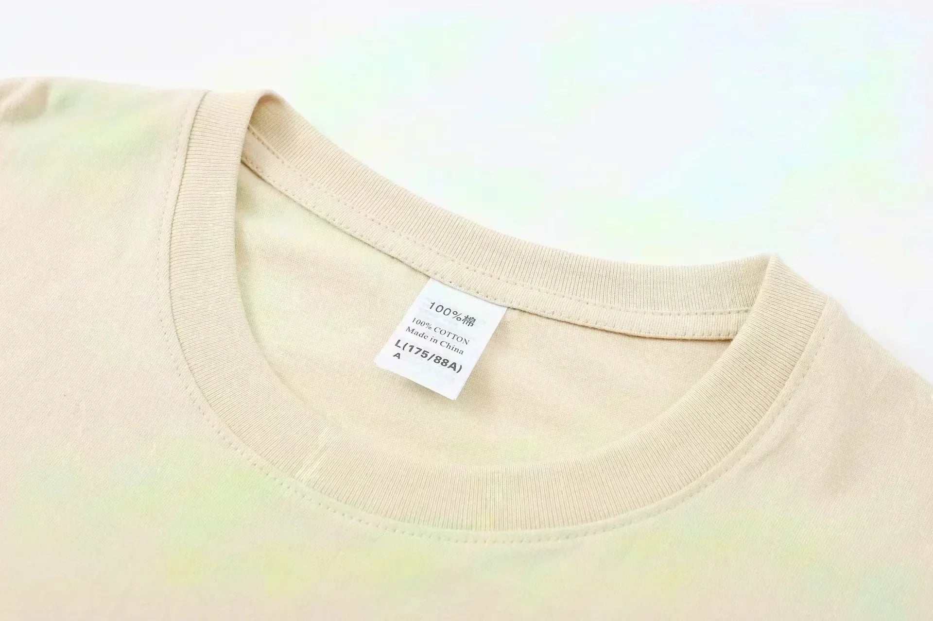 100% pure cotton high-end short-sleeved T-shirt, summer designer brand, patterned round-neck top, fashionable and casual golf me