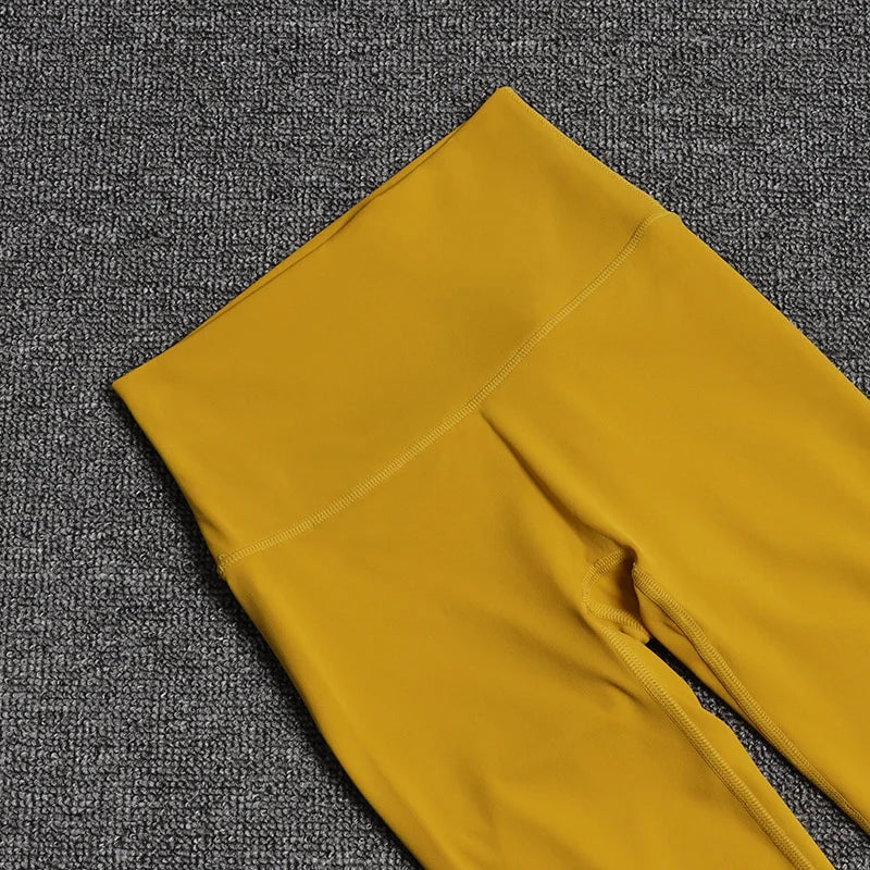 TRY TO BN Buttery Soft Gym Leggings Women High Waist Non See Through Squat Proof Tummy Control Yoga Pants Workout Running Tights